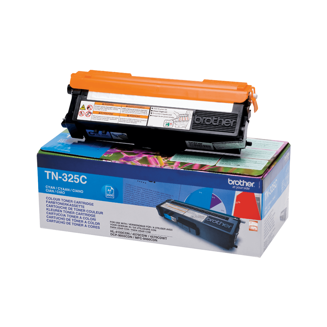 Brother Original TN325C XL cyan toner | Innhold: 3500 sider
