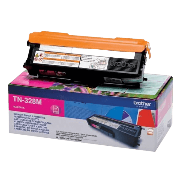 Brother Original TN328M XXL magenta toner | Innhold: 6000 sider