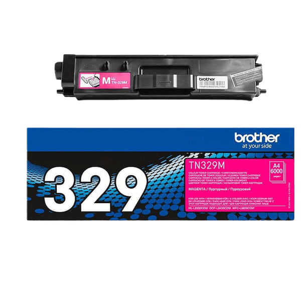 Brother Original TN329M XXL magenta toner | Innhold: 6000 sider