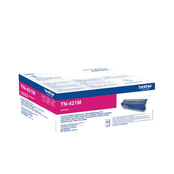 Brother Original TN421M magenta toner | Innhold: 1800 sider