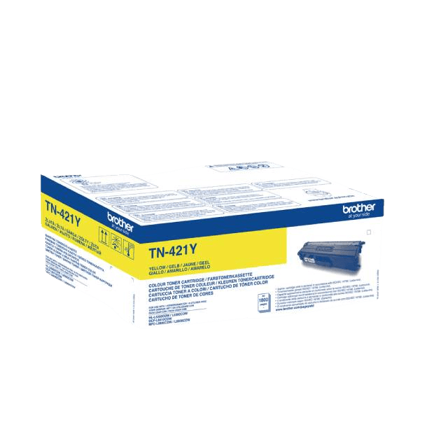 Brother Original TN421Y gul toner | Innhold: 1800 sider