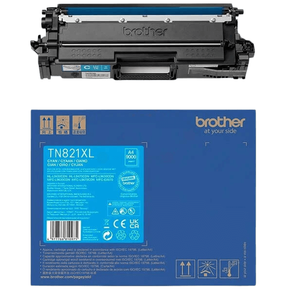 Brother Original TN821XLC cyan toner | Innhold: 9000 sider