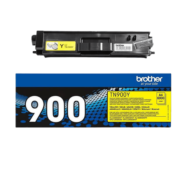 Brother Original TN900Y gul toner | Innhold: 6000 sider