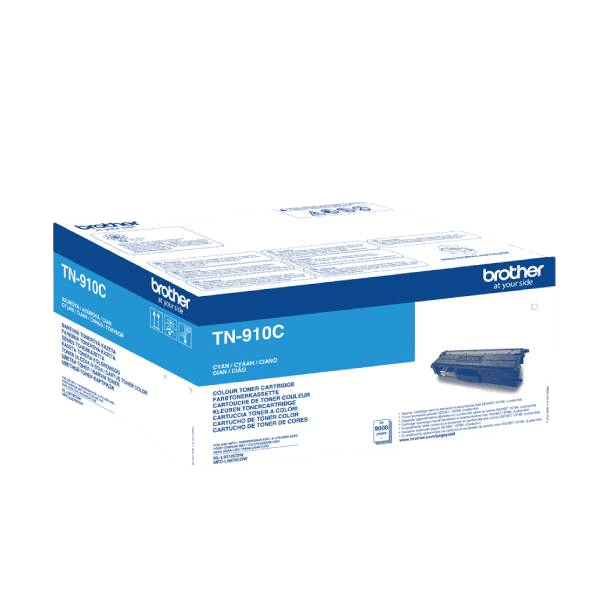Brother Original TN910C cyan toner | Innhold: 9000 sider