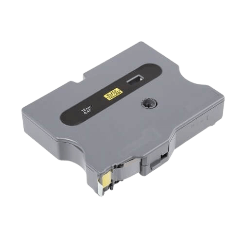 PixoJet Brother TX631 12 mm x 15 m Svart tekst / gul teip
