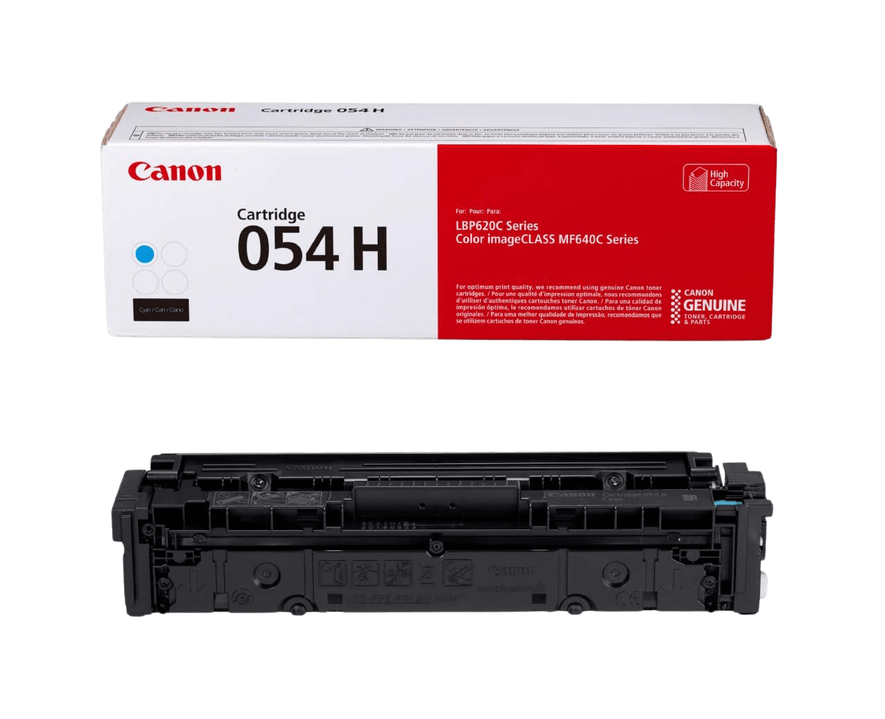 Canon Original 054H 3027C002 XL cyan toner | Innhold: 2300 sider