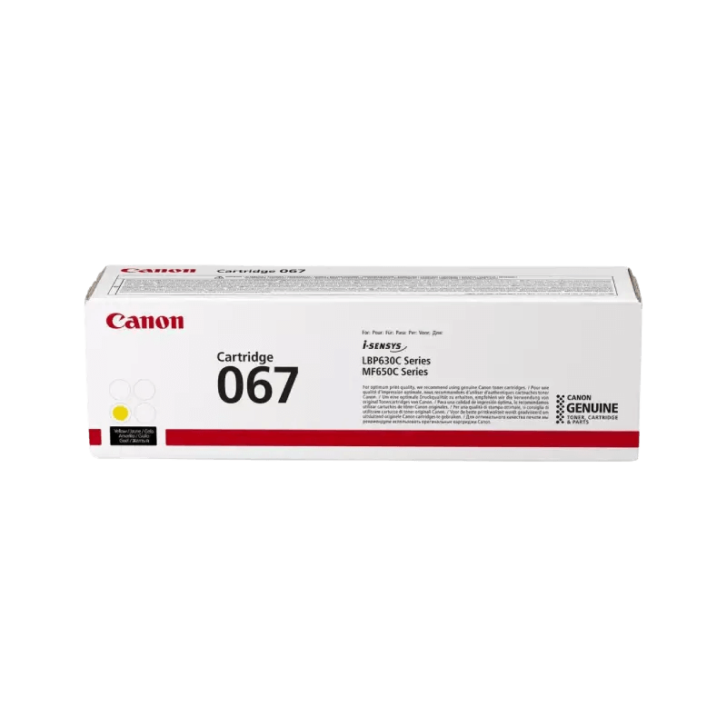 Canon Original 067 5099C002 gul toner | Innhold: 1250 sider
