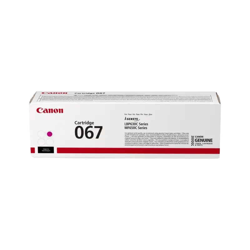 Canon Original 067 5100C002 magenta toner | Innhold: 1250 sider