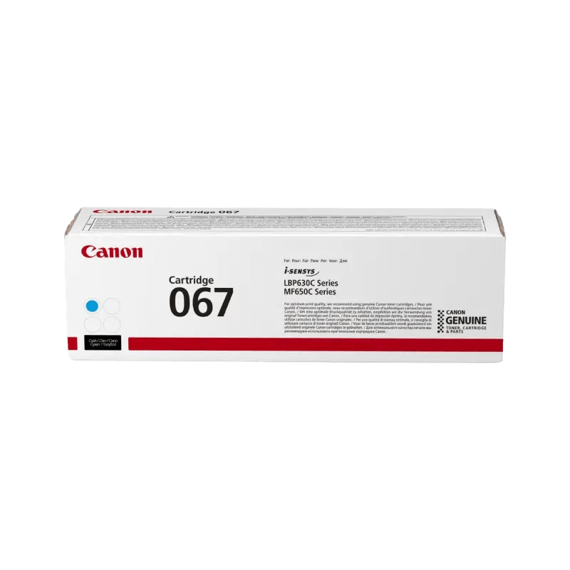 Canon Original 067 5101C002 cyan toner | Innhold: 1250 sider