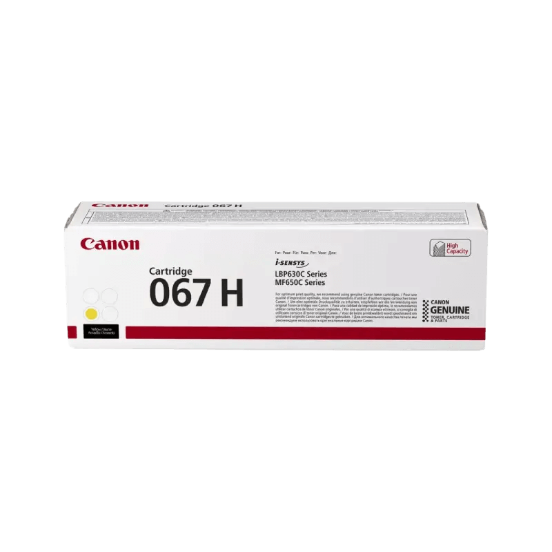 Canon Original 067H 5103C002 XL gul toner | Innhold: 2350 sider
