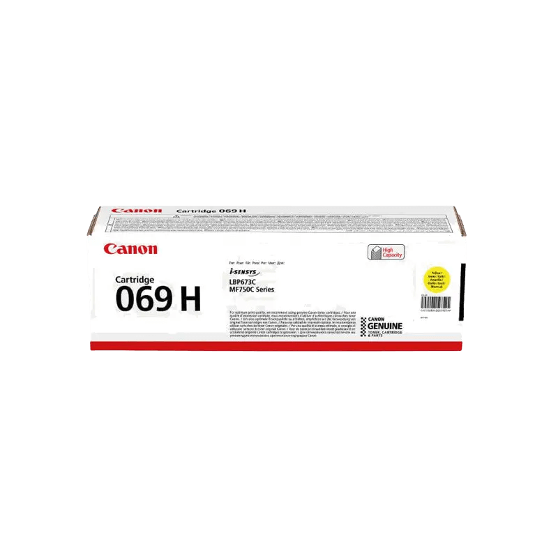 Canon Original 069H 5095C002 XL gul toner | Innhold: 5500 sider