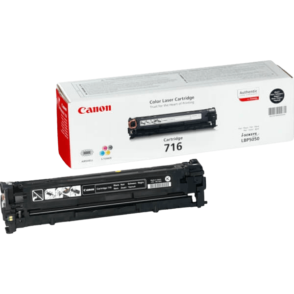 Canon Original 716BK 1980B002 svart toner | Innhold: 2300 sider