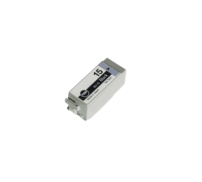 PixoJet Canon BCI-15BK 8190A002 svart blekkpatron | Innhold: 5,5 ml.