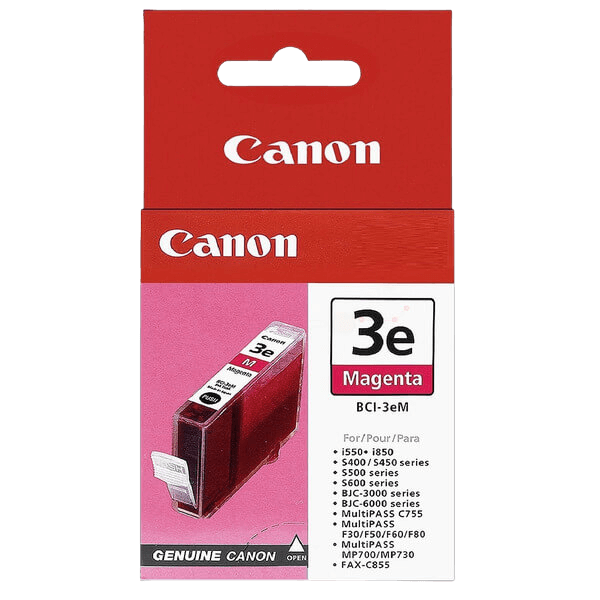 Canon Original BCI-3eM 4481A002 XL magenta blekkpatron | Innhold: 14 ml.