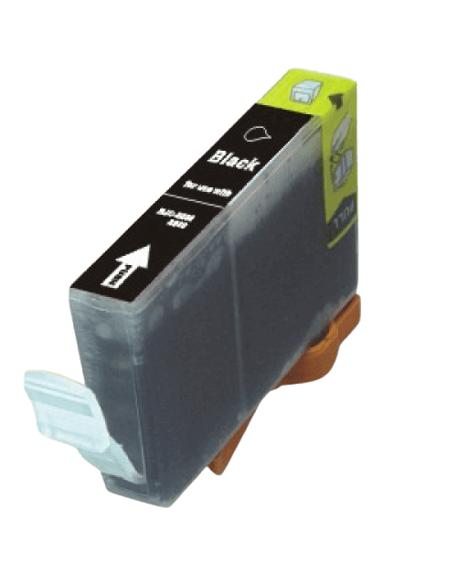 PixoJet Canon BCI-6BK 4705A002 svart blekkpatron | Innhold: 15 ml.