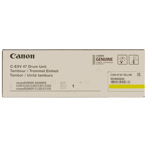 Canon Original C-EXV47Y 8523B002 gul trommel | Innhold: 33000 sider