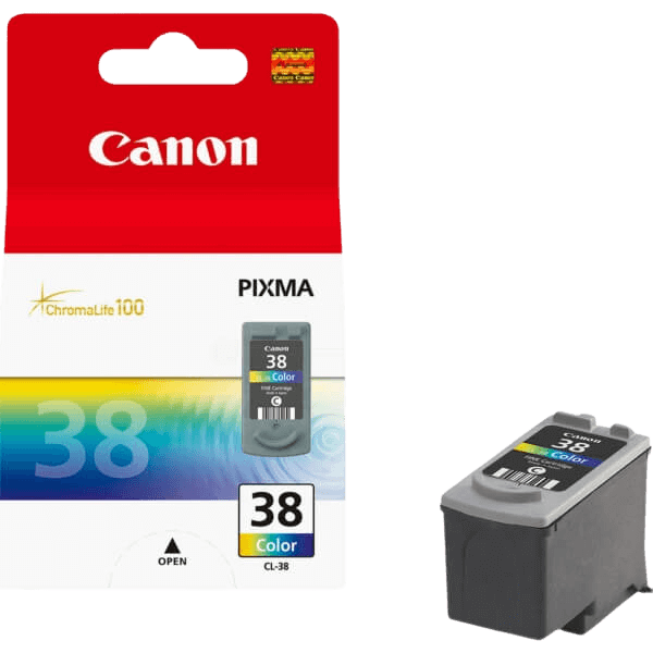 Canon Original CL-38 2146B001 XL 3 farger i én blekkpatron | Innhold: 205 sider