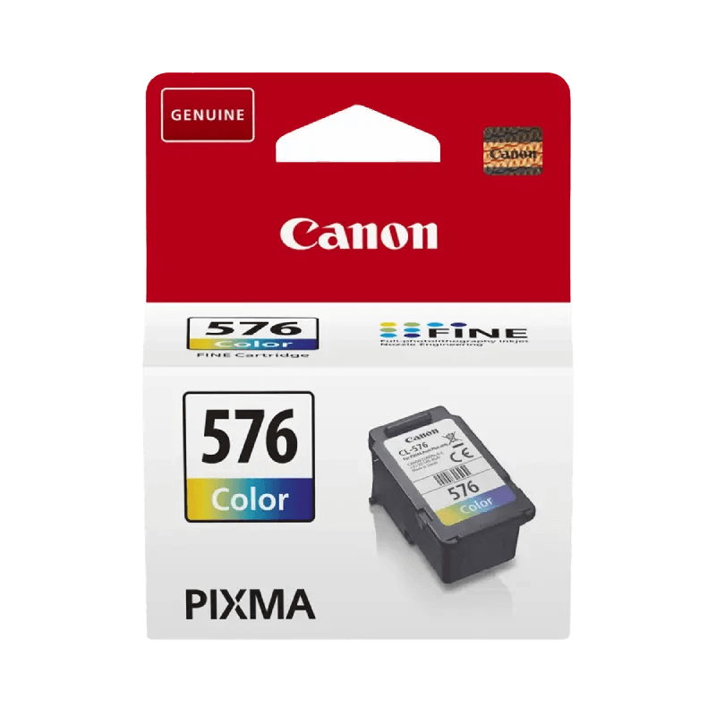 Canon Original CL-576 5442C001 3 farger i én blekkpatron | Innhold: 6,2 ml.