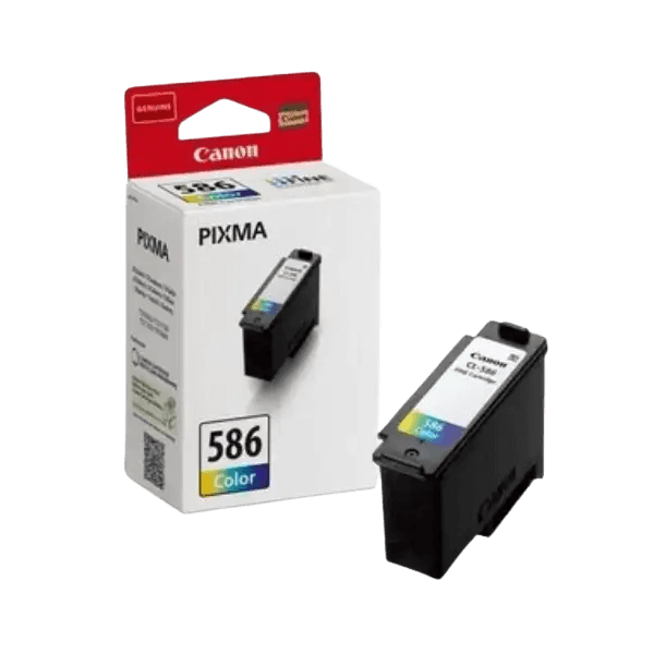 Canon Original CL-586 6227C001 3 farger i én blekkpatron | Innhold: 9,9 ml.
