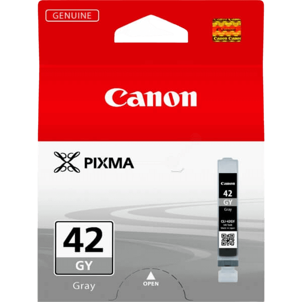 Canon Original CLI-42GY 6390B001 grå blekkpatron | Innhold: 13 ml.