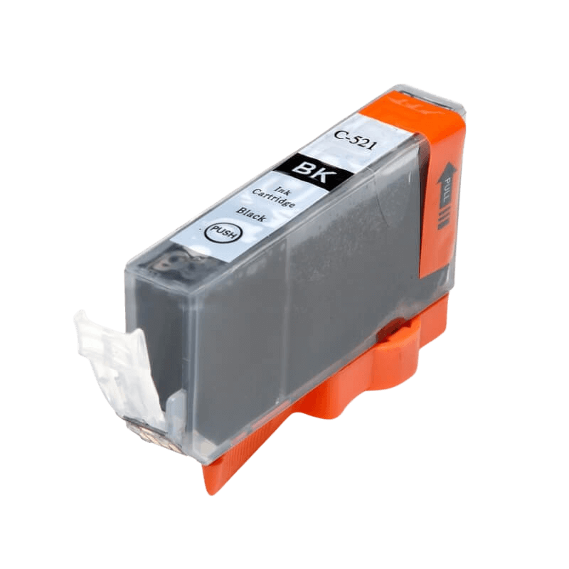 PixoJet Canon CLI-521BK 2933B001 svart blekkpatron | Innhold: 9 ml.