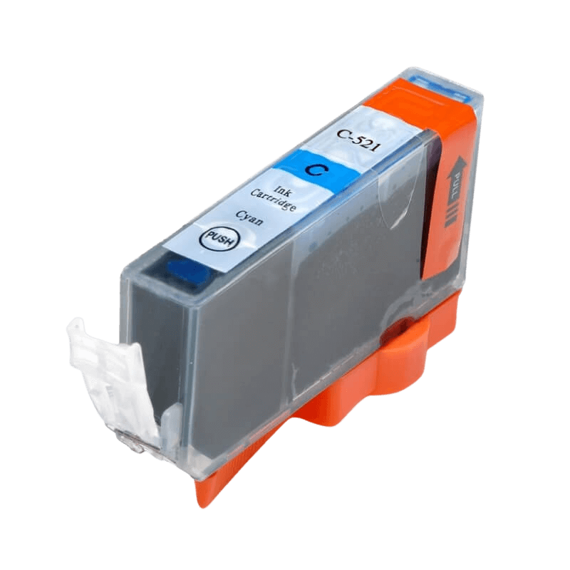 PixoJet Canon CLI-521C 2934B001 cyan blekkpatron | Innhold: 9 ml.