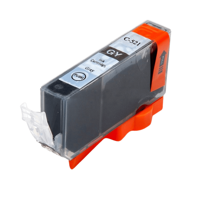 PixoJet Canon CLI-521G 2937B001 grå blekkpatron | Innhold: 9 ml.