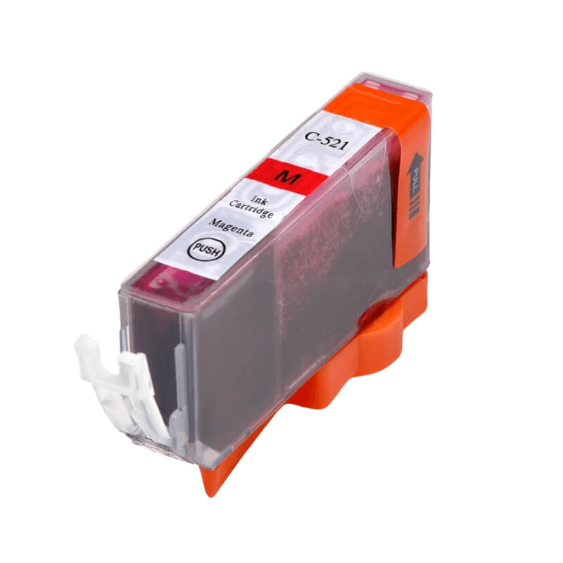 PixoJet Canon CLI-521M 2935B001 magenta blekkpatron | Innhold: 9 ml.