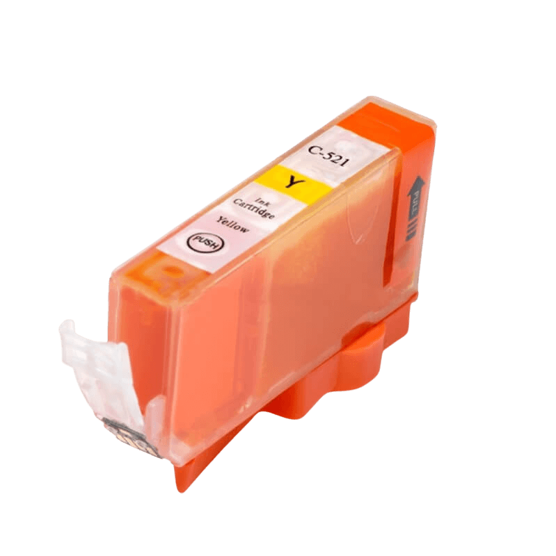 PixoJet Canon CLI-521Y 2936B001 gul blekkpatron | Innhold: 9 ml.
