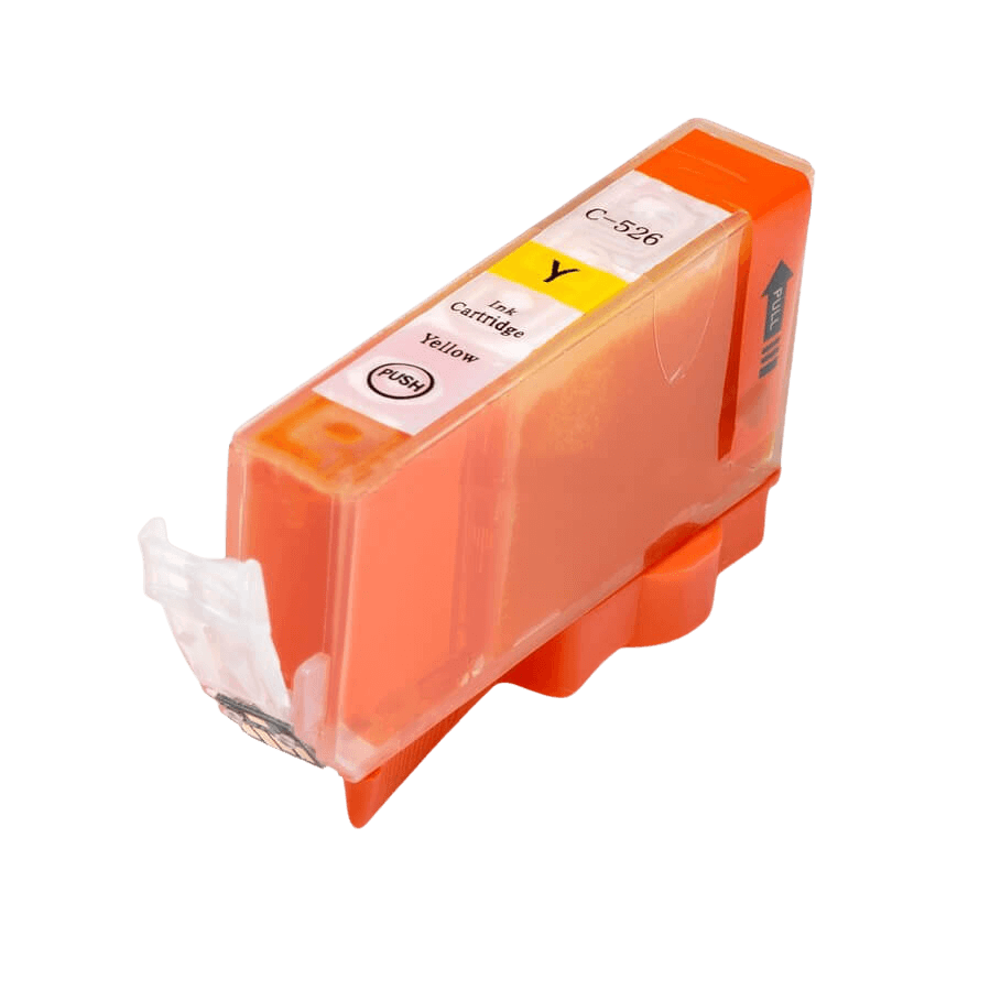 PixoJet Canon CLI-526 Y 4543B001 gul blekkpatron | Innhold: 9 ml.