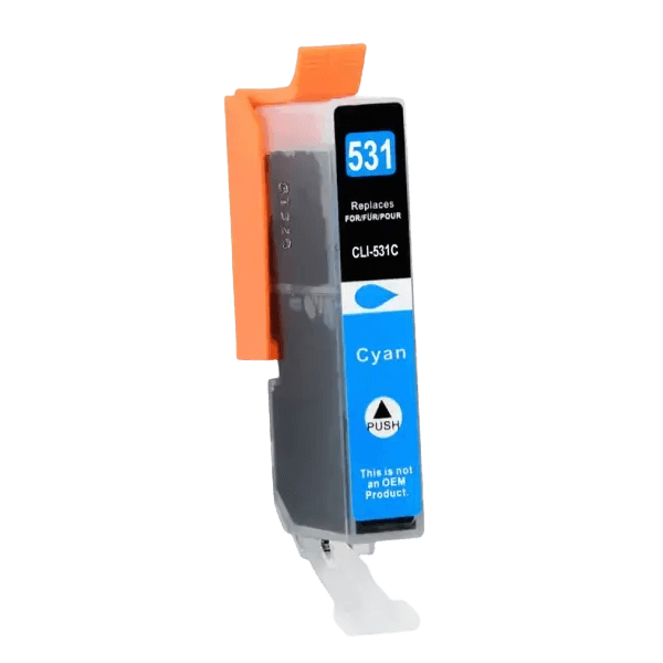 PixoJet Canon CLI-531C 6119C001 cyan blekkpatron | Innhold: 12 ml.