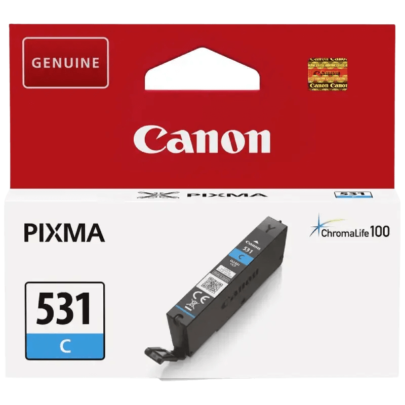 Canon Original CLI-531C 6119C001 cyan blekkpatron | Innhold: 8,2 ml.