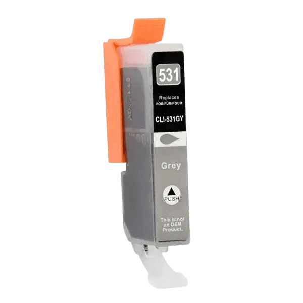 PixoJet Canon CLI-531GY 6122C001 grå blekkpatron | Innhold: 12 ml.