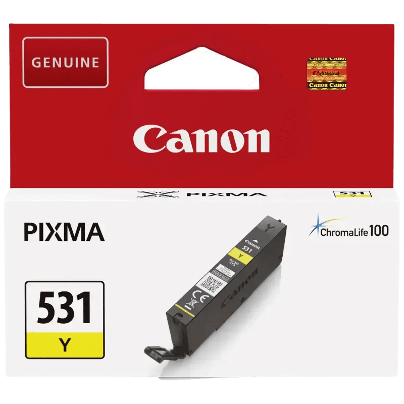 Canon Original CLI-531Y 6121C001 gul blekkpatron | Innhold: 8,2 ml.