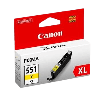 Canon Original CLI-551XLY 6446B001 gul blekkpatron | Innhold: 11 ml.