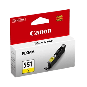 Canon Original CLI-551Y 6511B001 gul blekkpatron | Innhold: 7 ml.