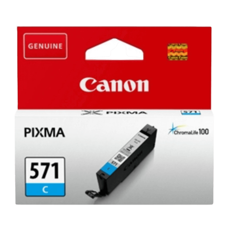 Canon Original CLI-571C 0386C001 cyan blekkpatron | Innhold: 7 ml.