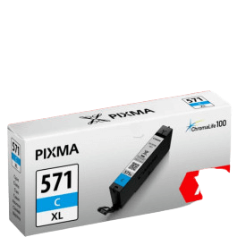 Canon Original CLI-571CXL 0332C001 cyan blekkpatron | Innhold: 11 ml.