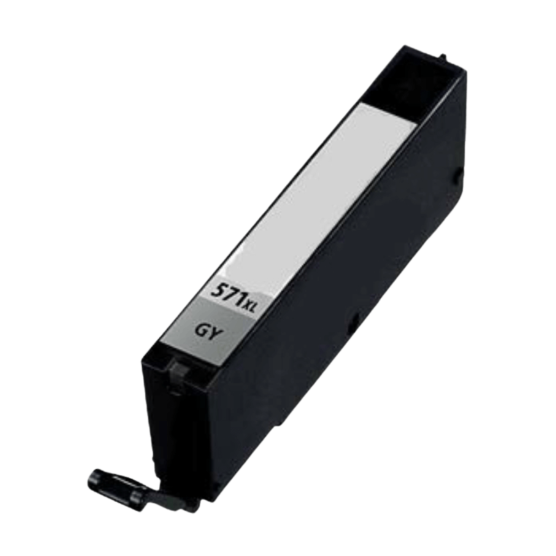 PixoJet Canon CLI-571GY 0335C001 XL grå blekkpatron | Innhold: 13 ml.