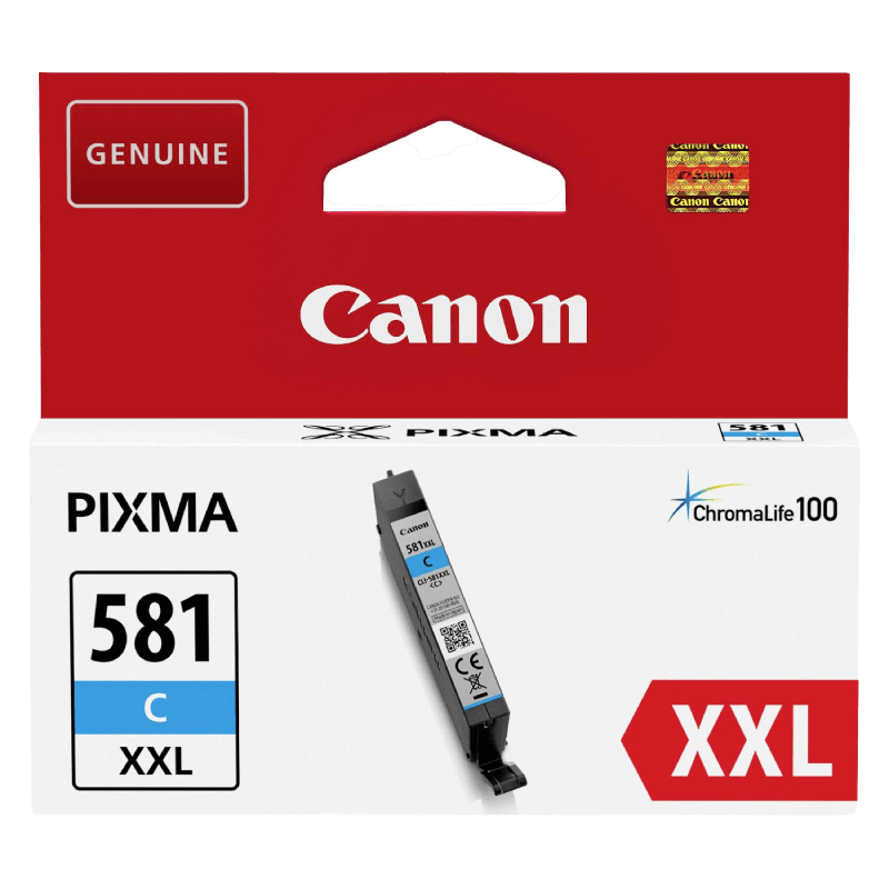 Canon Original CLI-581C 1995C001 XXL cyan blekkpatron | Innhold: 11 ml.