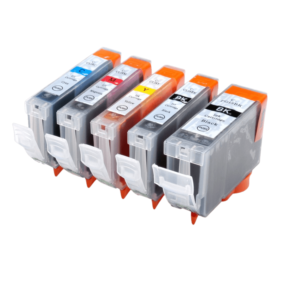 PixoJet Canon CLI-8 verdipakke - 5 stk.