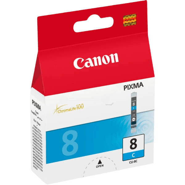 Canon Original CLI-8C 0621B001 cyan blekkpatron | Innhold: 13 ml.