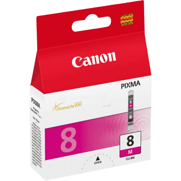 Canon Original CLI-8M 0622B001 magenta blekkpatron | Innhold: 13 ml.