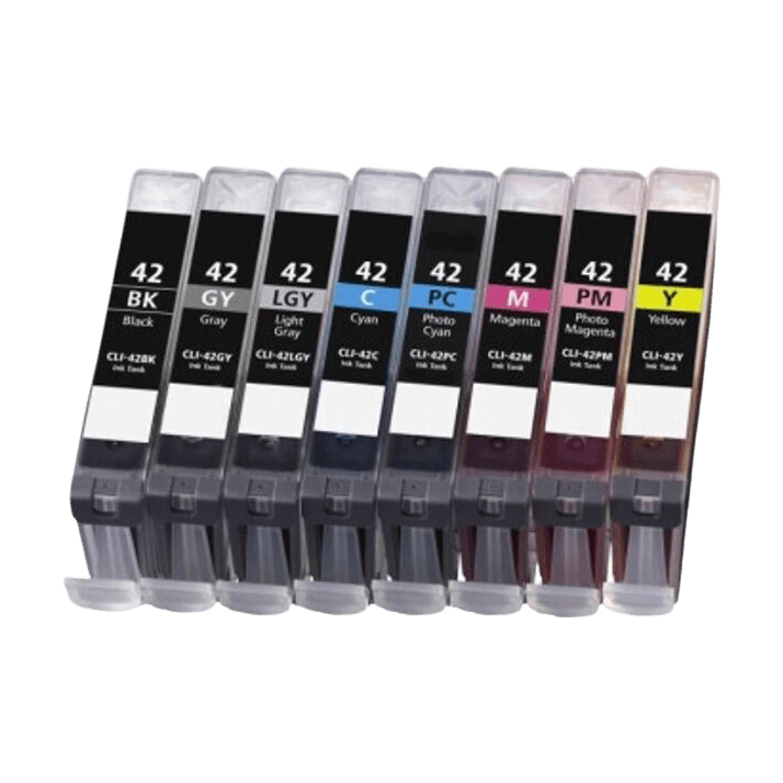 PixoJet Canon CLI42 XL verdipakke - 8 stk.