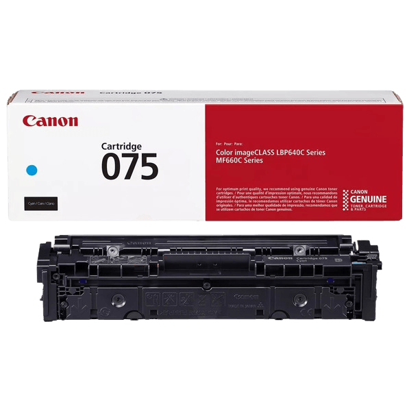 Canon Original CRG 075C 6364C002 cyan toner | Innhold: 1300 sider