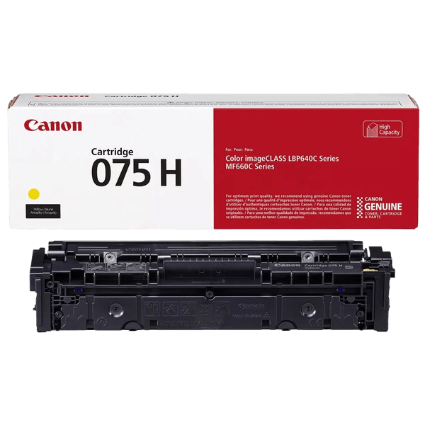 Canon Original CRG 075HY 6366C002 XL gul toner | Innhold: 2500 sider