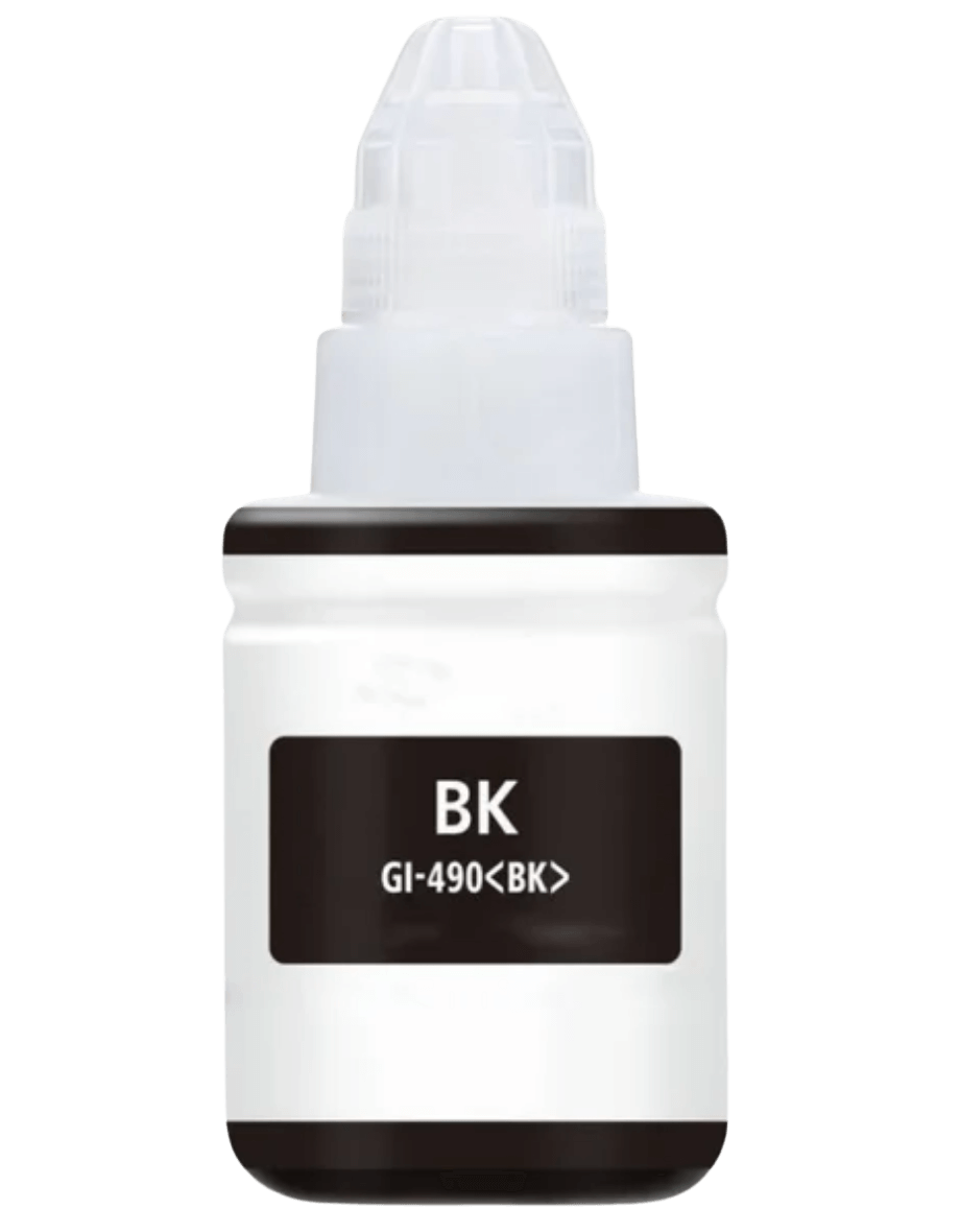 PixoJet Canon GI-490BK 0663C001 svart Blekk refill | Innhold: 100 ml.