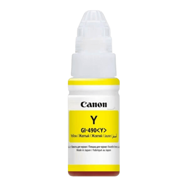 Canon Original GI-490Y 0666C001 gul Blekk refill | Innhold: 70 ml.