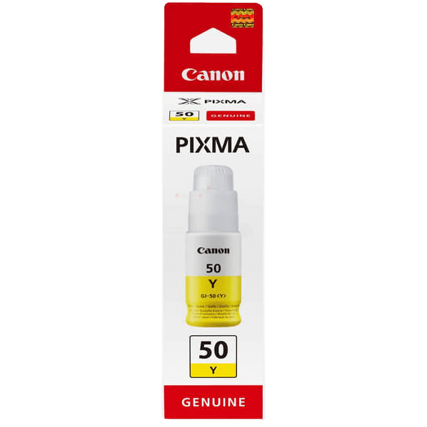 Canon Original GI-50 Y 3405C001 gul Blekk refill | Innhold: 70 ml.