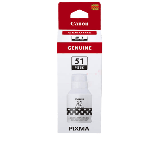 Canon Original GI-51PGBK 4529C001 pigmentsvart Blekk refill | Innhold: 170 ml.